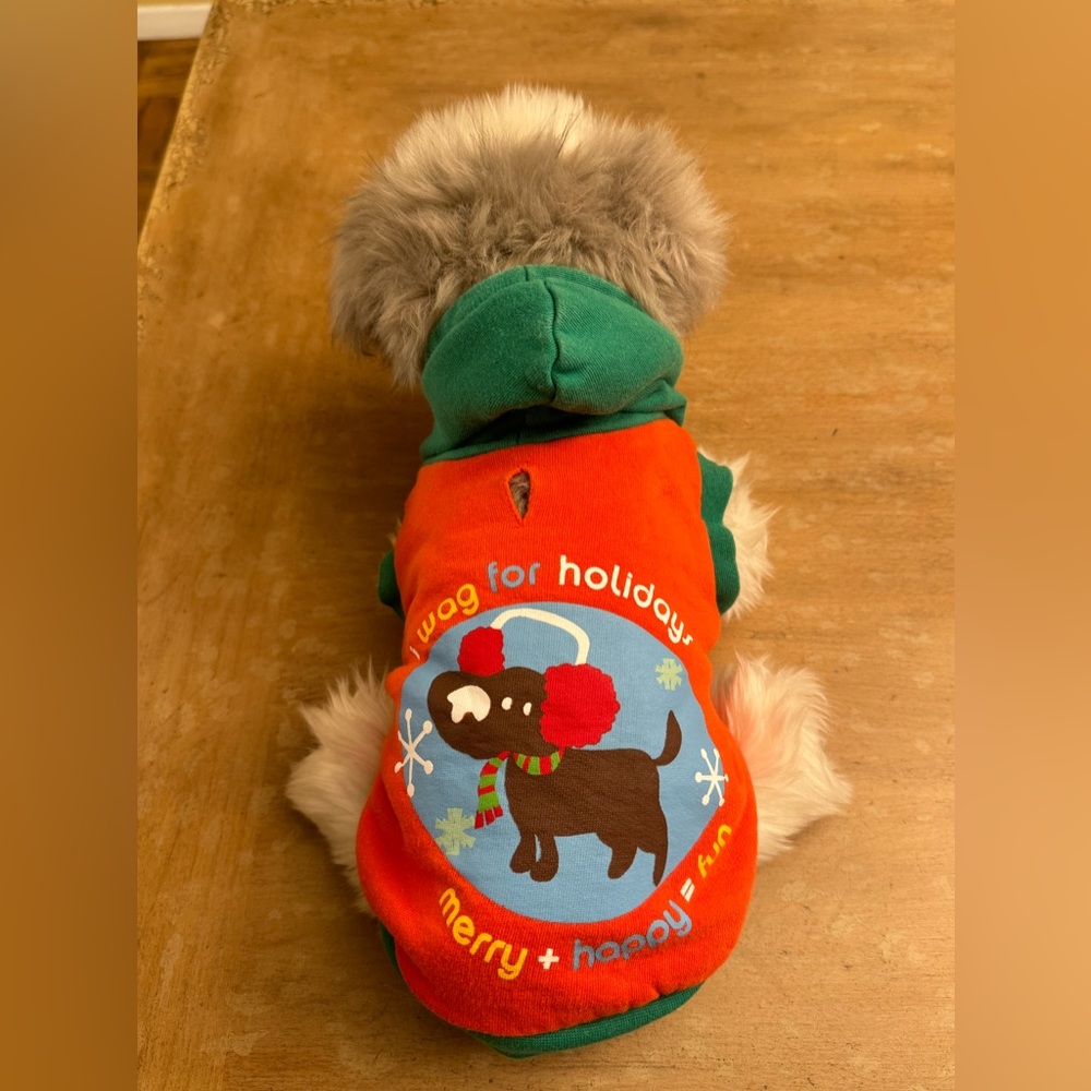 Waghearted Doggie Holiday/Christmas hoodie